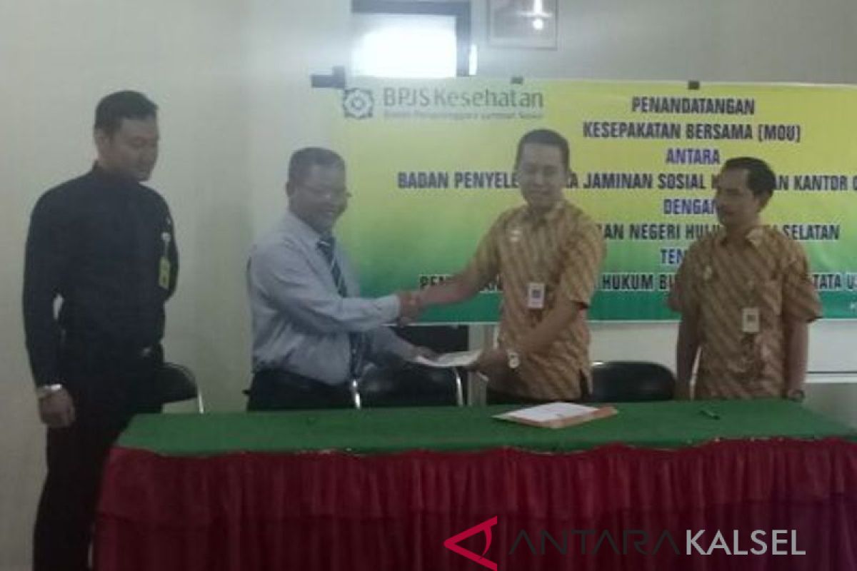 Kejari HSS berikan bantuan hukum  BPJS Barabai