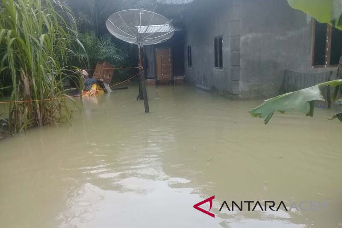 Puluhan rumah masih terendam di Aceh Singkil