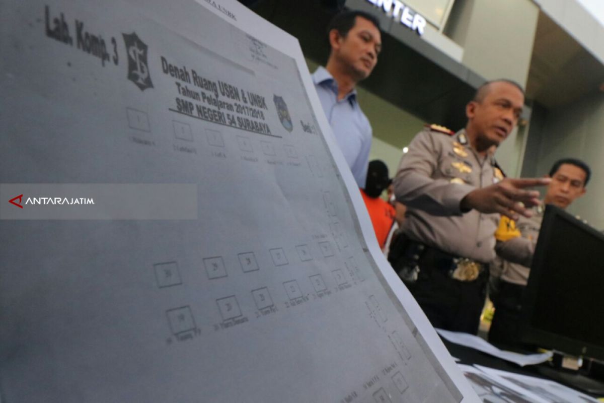Polrestabes Surabaya Ungkap Pencurian Soal UNBK