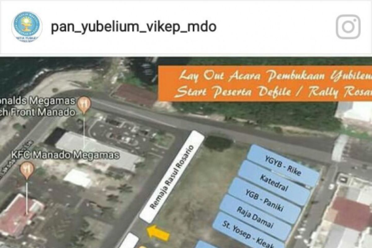 Kevikepan Manado gelar pembukaan Yubileum 150 tahun hari ini