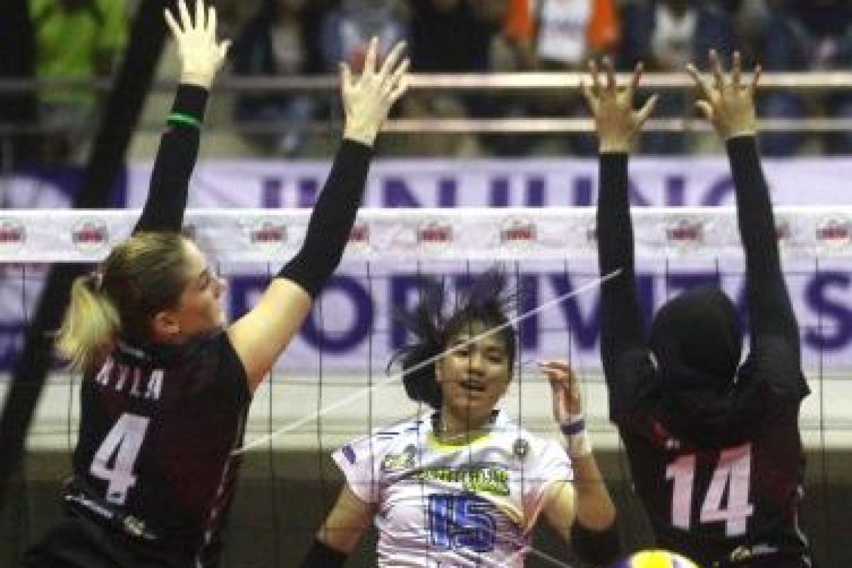 Putri Pertamina puncaki final four putaran I