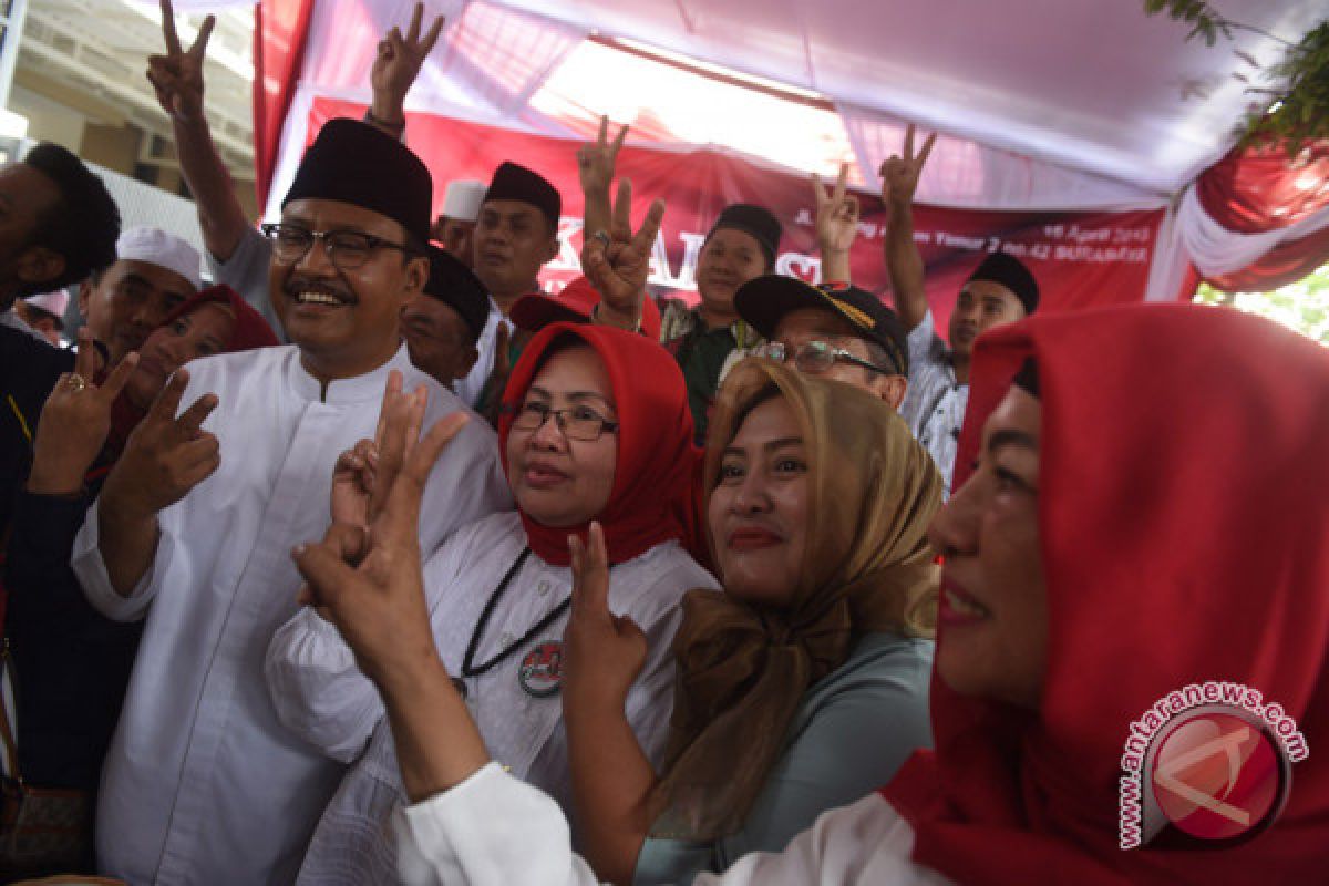 Simpatisan Gus Ipul-Puti deklarasi tolak kampanye hitam