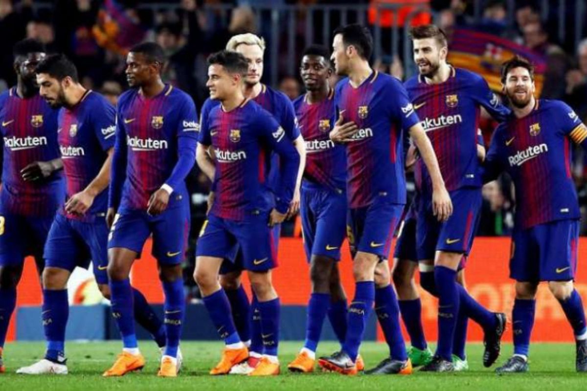 Hasil dan klasemen Liga Spanyol, Barcelona geser Sevilla di posisi puncak