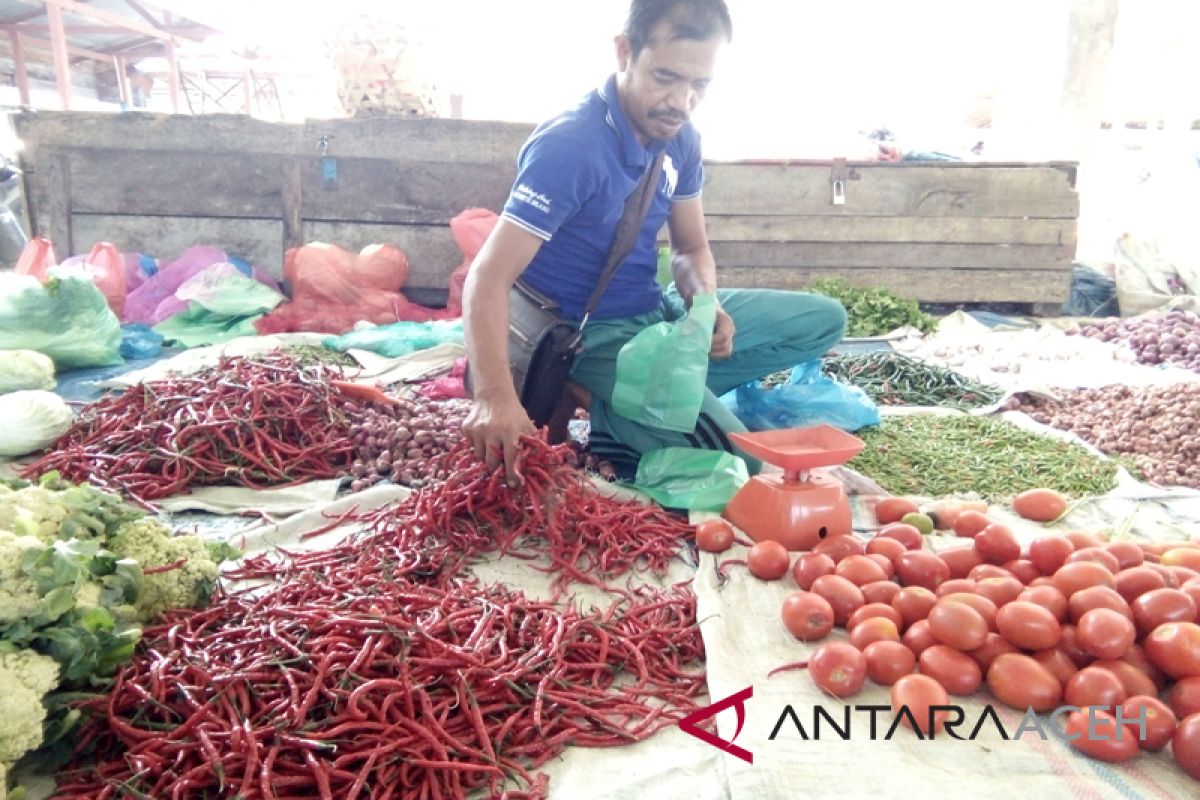 Ini penyebab naiknya harga sayur lokal di Aceh Barat