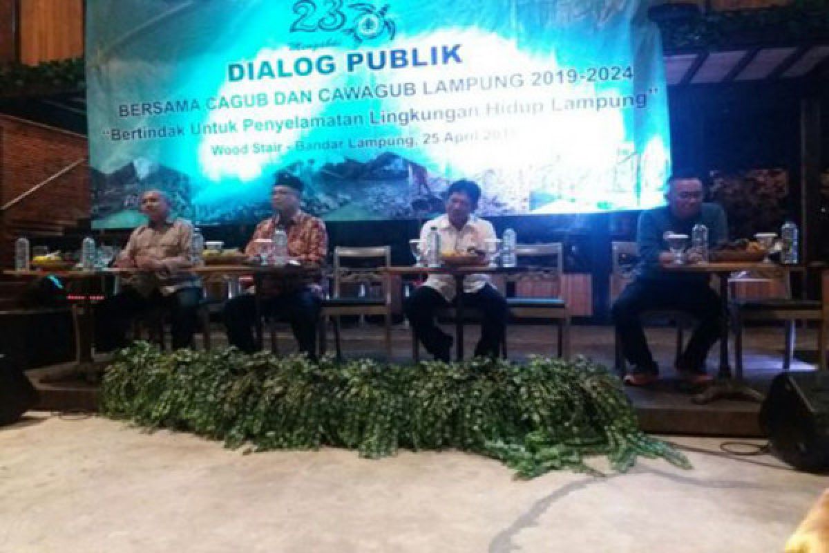 Paslon Calgub Lampung berkomitmen lingkungan hidup