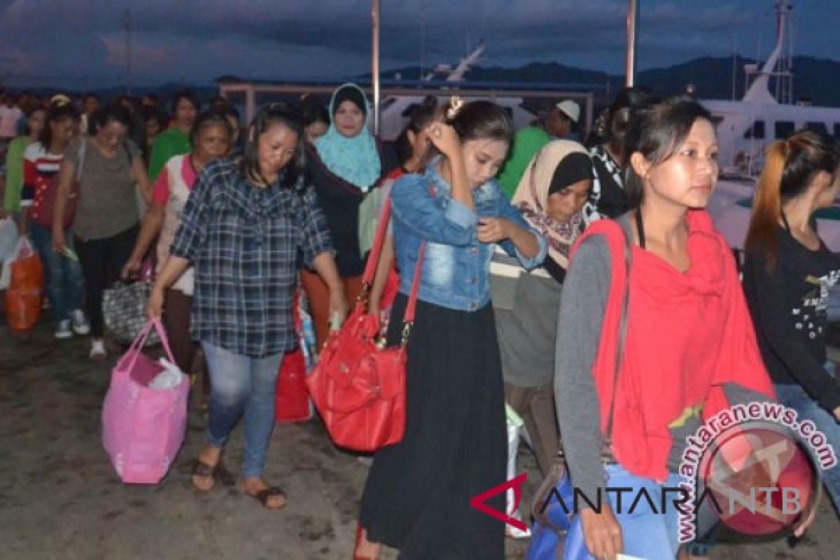 Puluhan TKW NTB Telantar di Malang Jatim