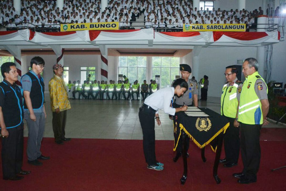 Polda Jambi laksanakan fakta integritas penerimaan polri