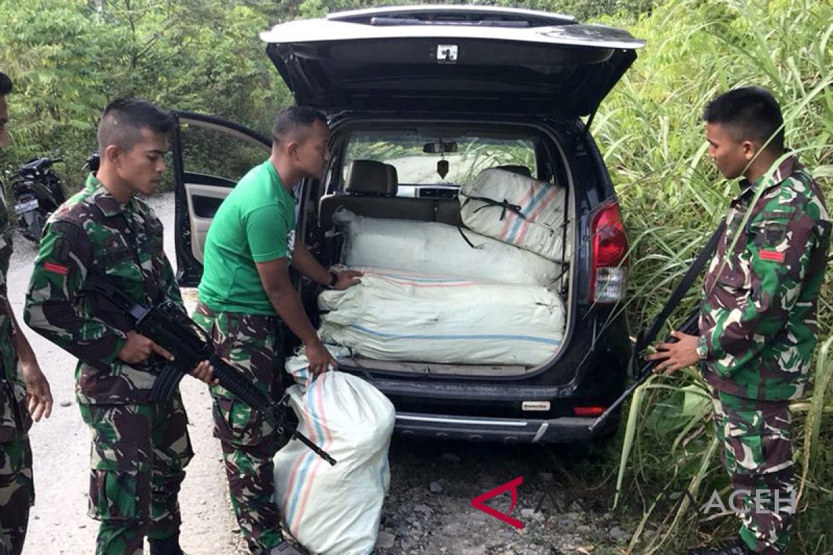 TNI gagalkan peredaran 100 kg ganja