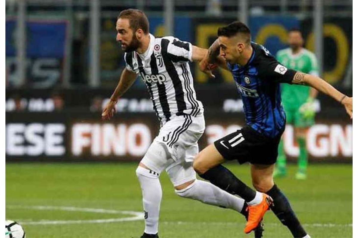 Juve menang 3-2 di markas Inter Milan