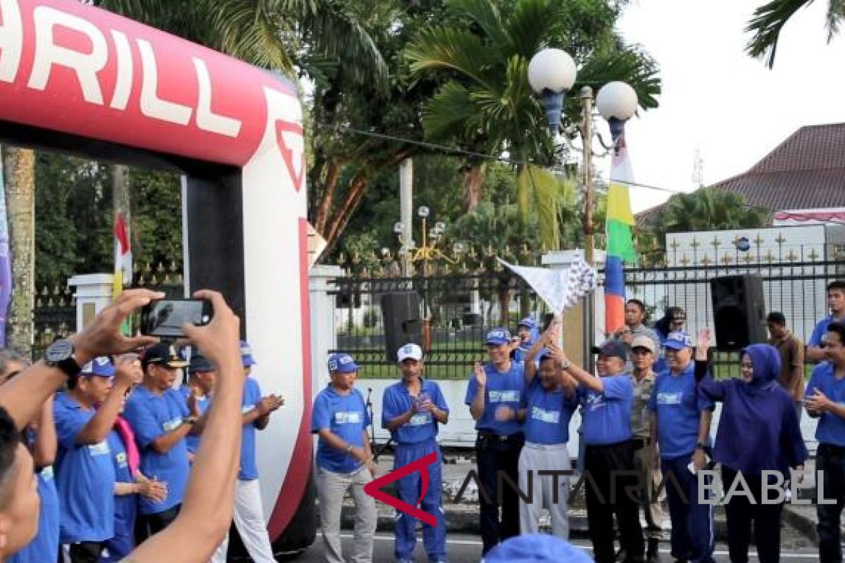 1.000 peserta ikuti jalan sehat Harkonas 2018 di Pangkalpinang