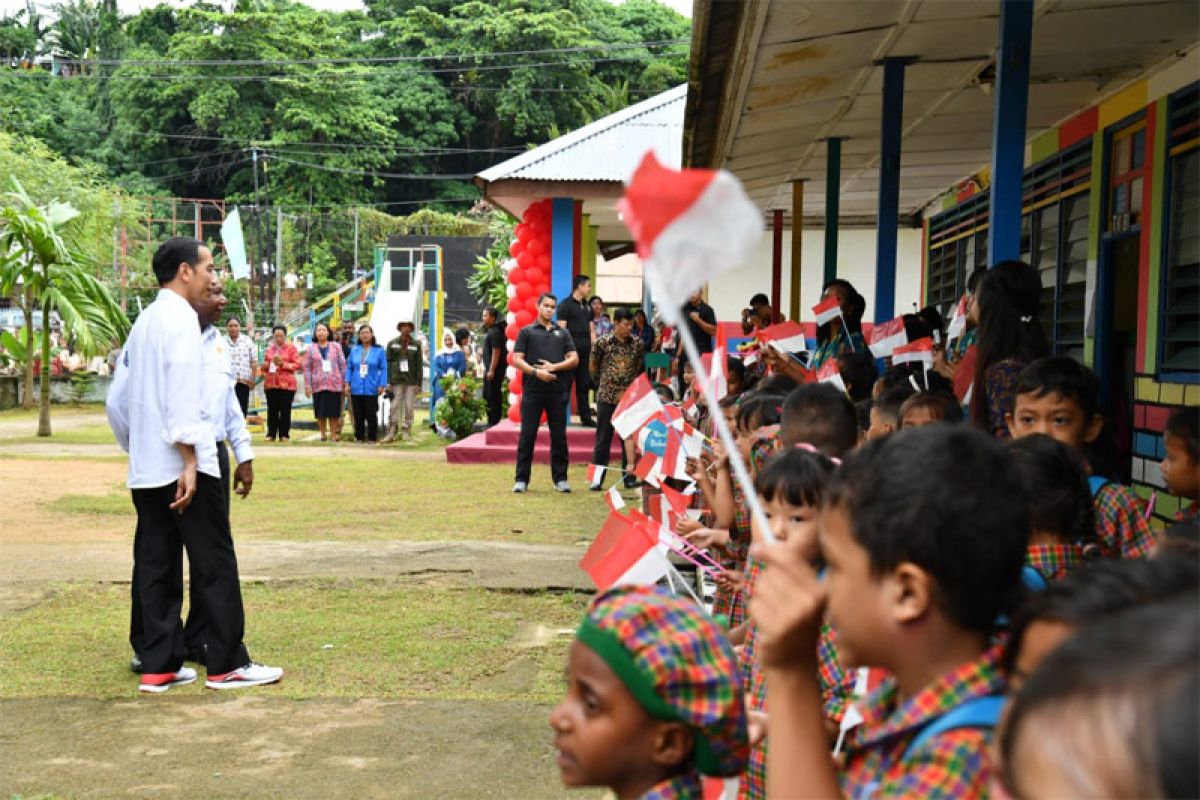 Jokowi apresiasi kepandaian anak Papua