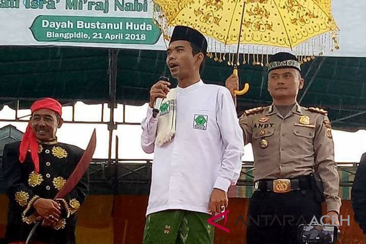 Ustadz Abdul Somad mulai 24 November berdakwah di Aceh