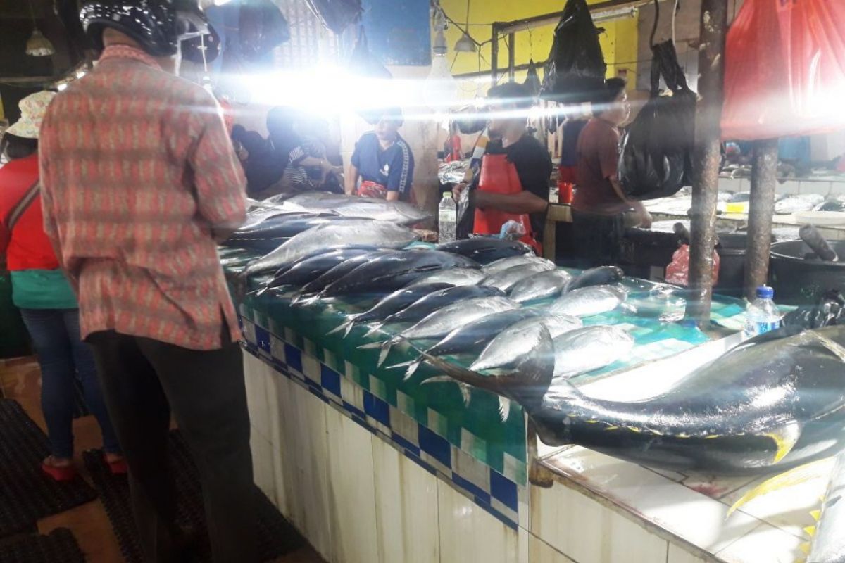 Harga ikan cakalang di Ternate turun