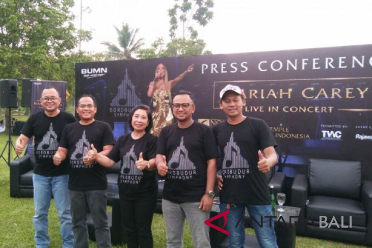 Mariah Carey siap gelar konser perdana di Candi Borobudur