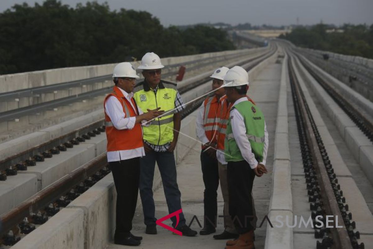 Berharap pembangunan LRT Sumsel selesai tepat waktu