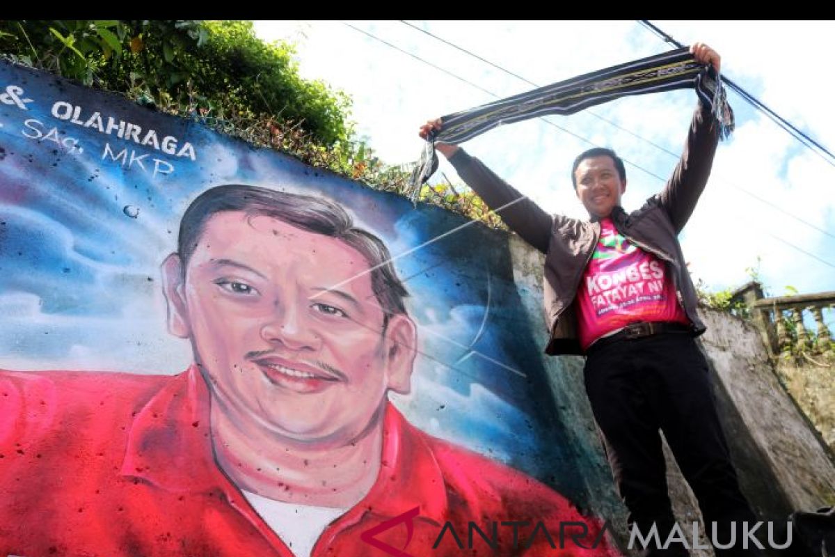 Menpora apresiasi seniman mural di Ambon