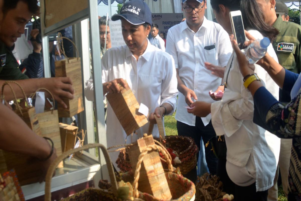 Menteri BUMN borong telur asin di Karawang