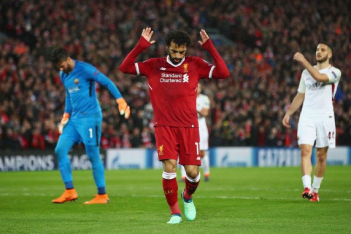 Salah gemilang, Liverpool taklukan AS Roma 5-2