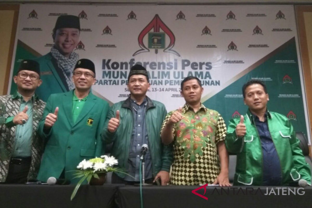 Munas ulama PPP belum putuskan cawapres