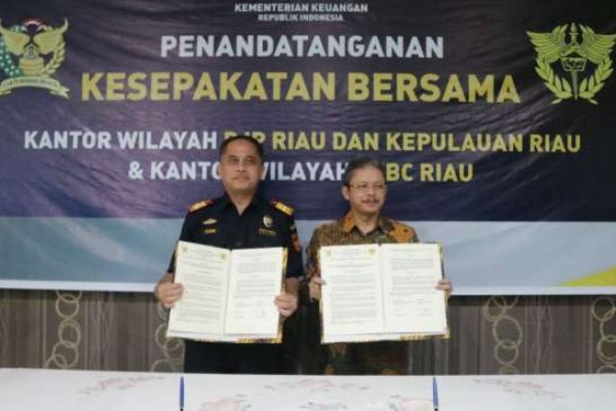 Optimalkan Potensi Pajak, KPPBC Riau Tandatangani MoU Dengan DJP Riau