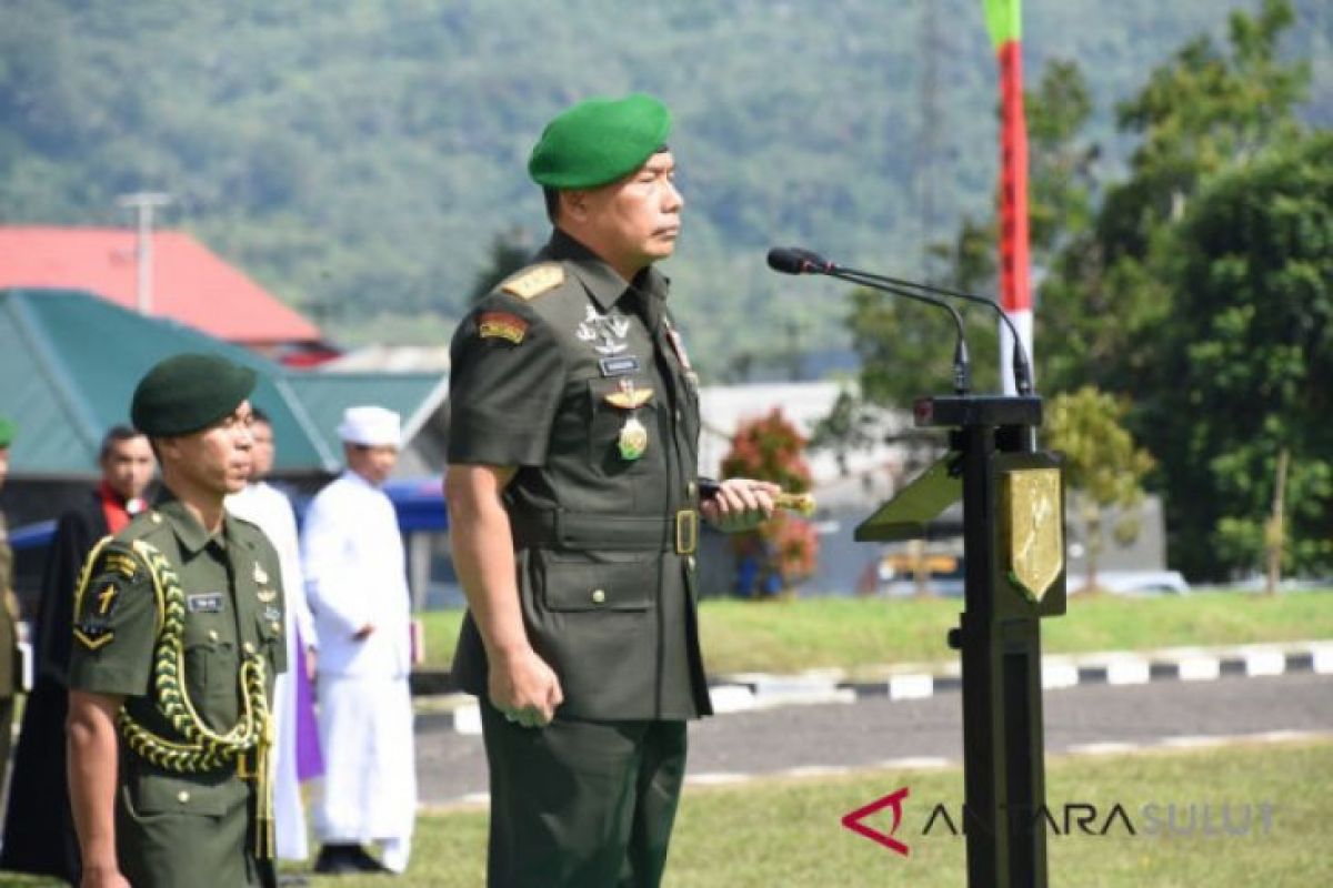 Sertijab Lingkungan Kodam XIII/Merdeka Bagian Dinamika Organisasi