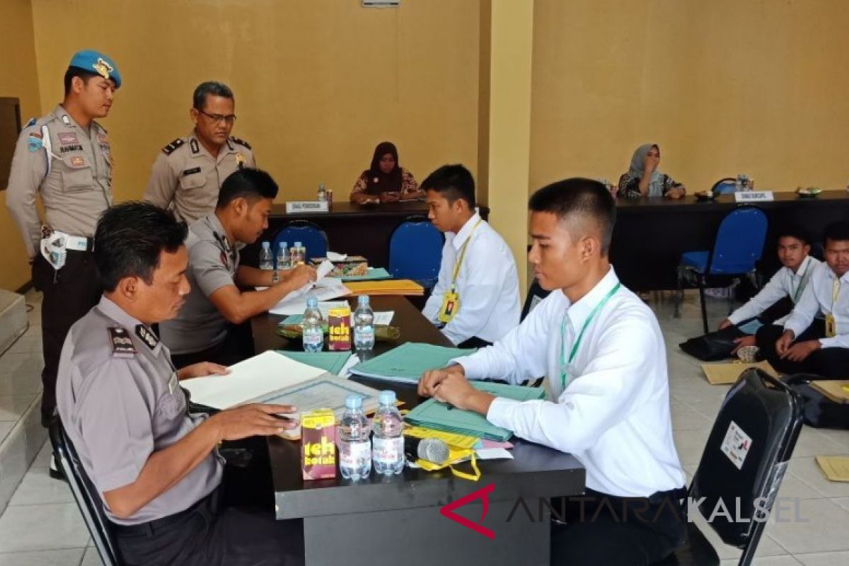 66 Orang HST Ikuti Seleksi Administrasi Polri