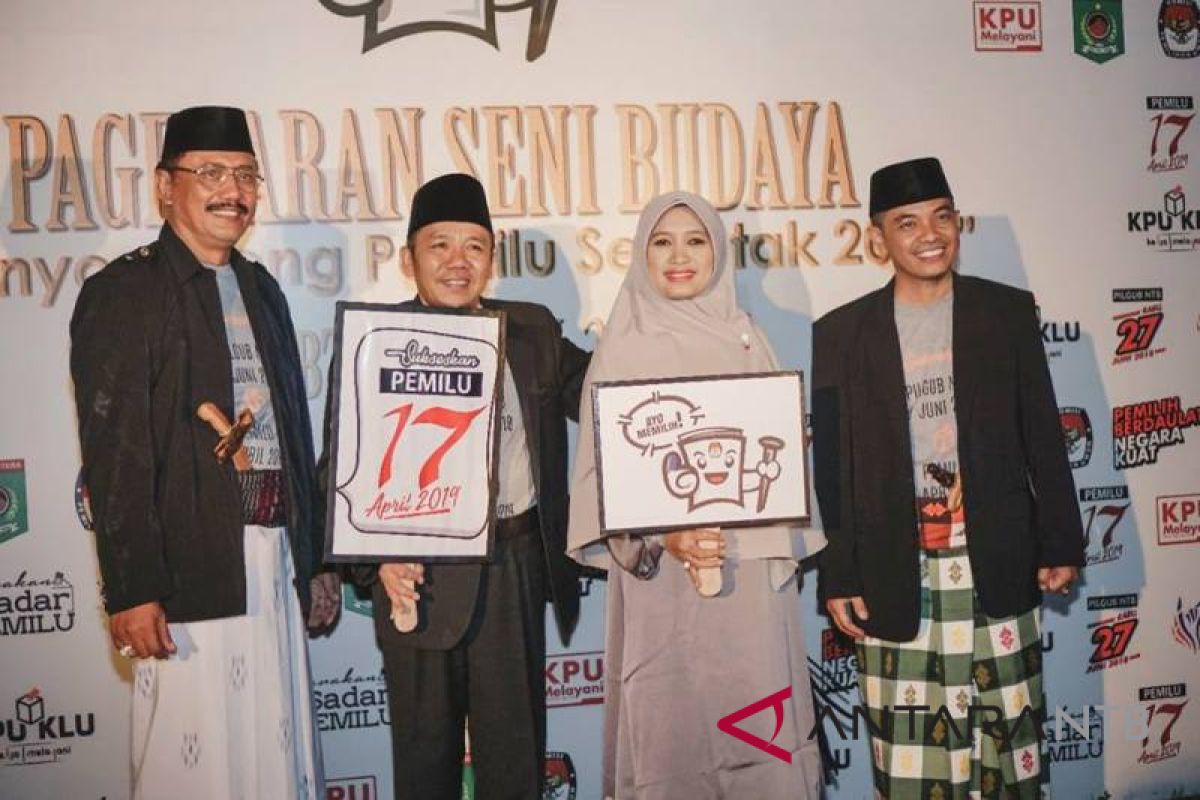 Pentas seni budaya sambut Pemilu serentak 2019