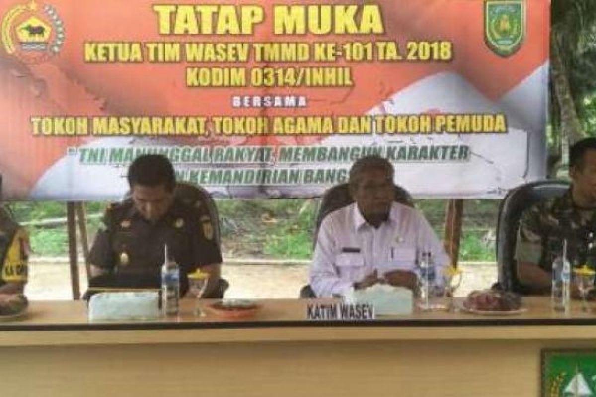 Pemkab Inhil Apresiasi Atas Suksesnya Program TMMD Ke-101