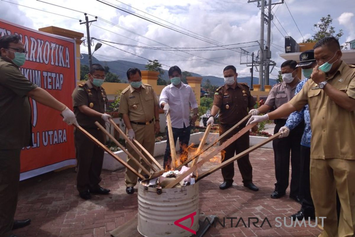 Kejari Taput musnahkan barang bukti 'inkracht'