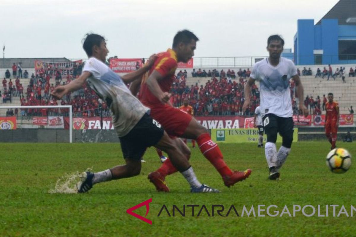 Persika Karawang kalahkan Cilegon 4-0