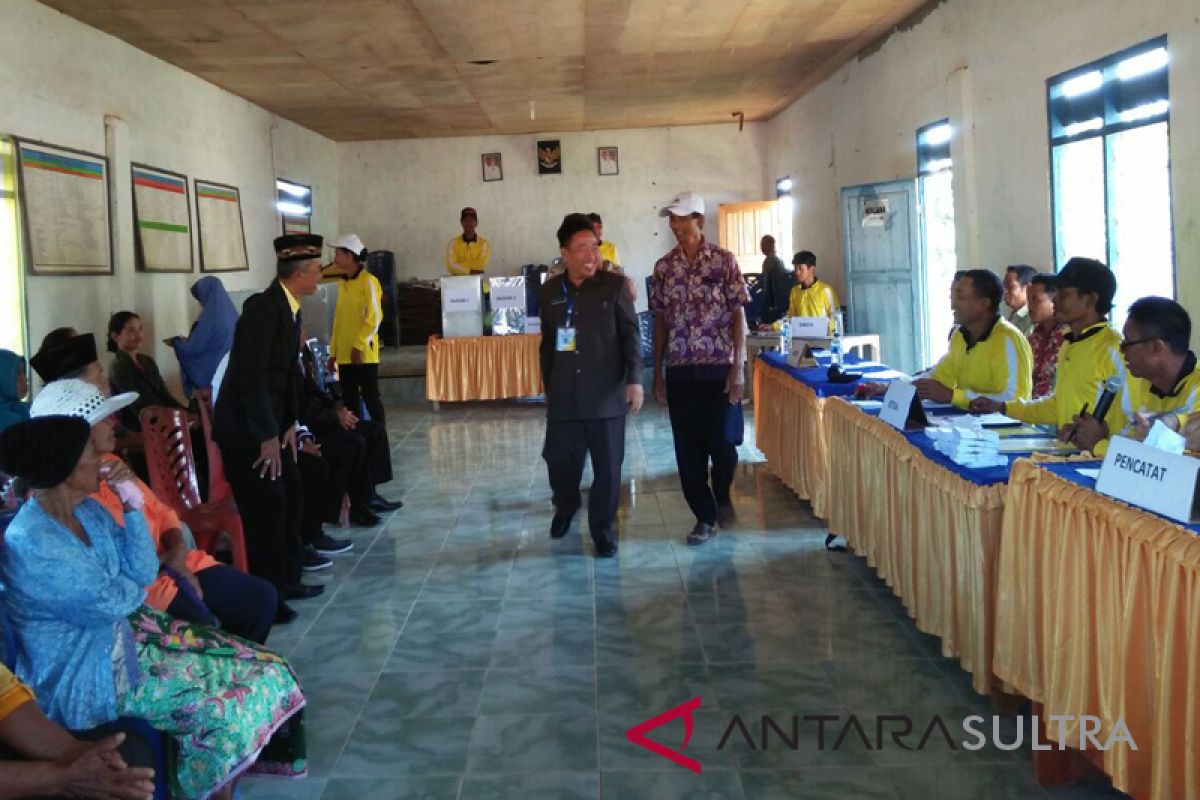 Partisipasi pilkades serentak Konawe Selatan 92 persen