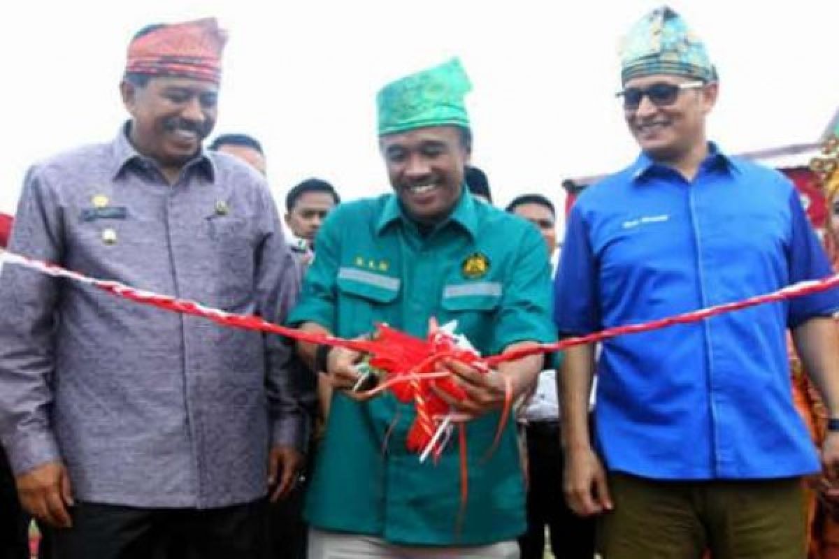 Plt Bupati Siak Resmikan PLTS Bencah Umbai