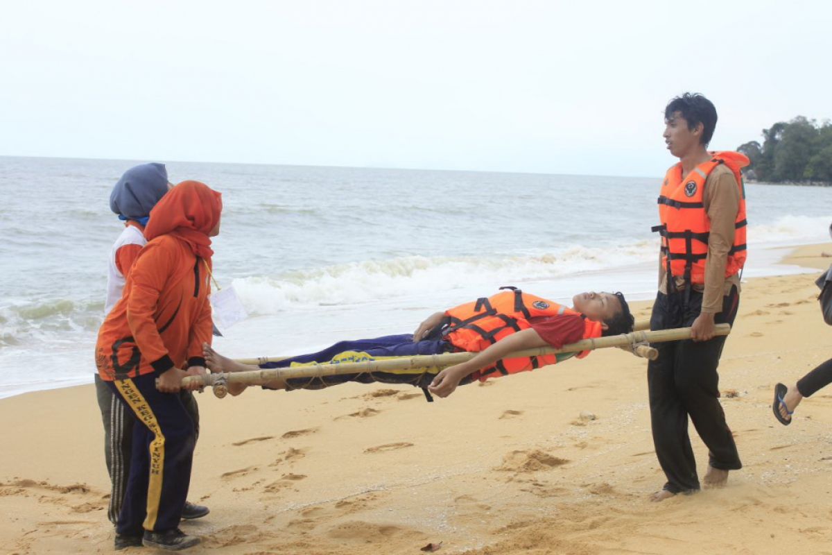 PMI dan relawan latihan gabungan kesiapsiagaan bencana