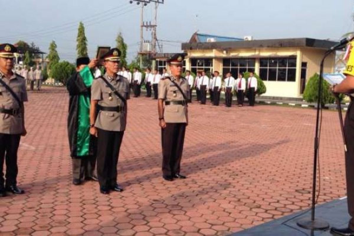 Polres Rohil Sertijab Kabag Sumda dan Kapolsek Sinaboi, Ini Nama-Namanya 
