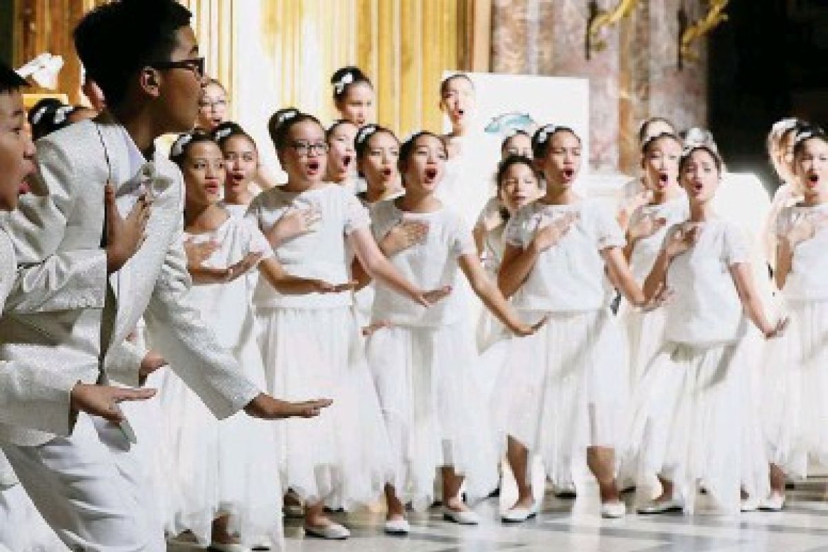 Paduan suara anak Indonesia juara di Slovenia