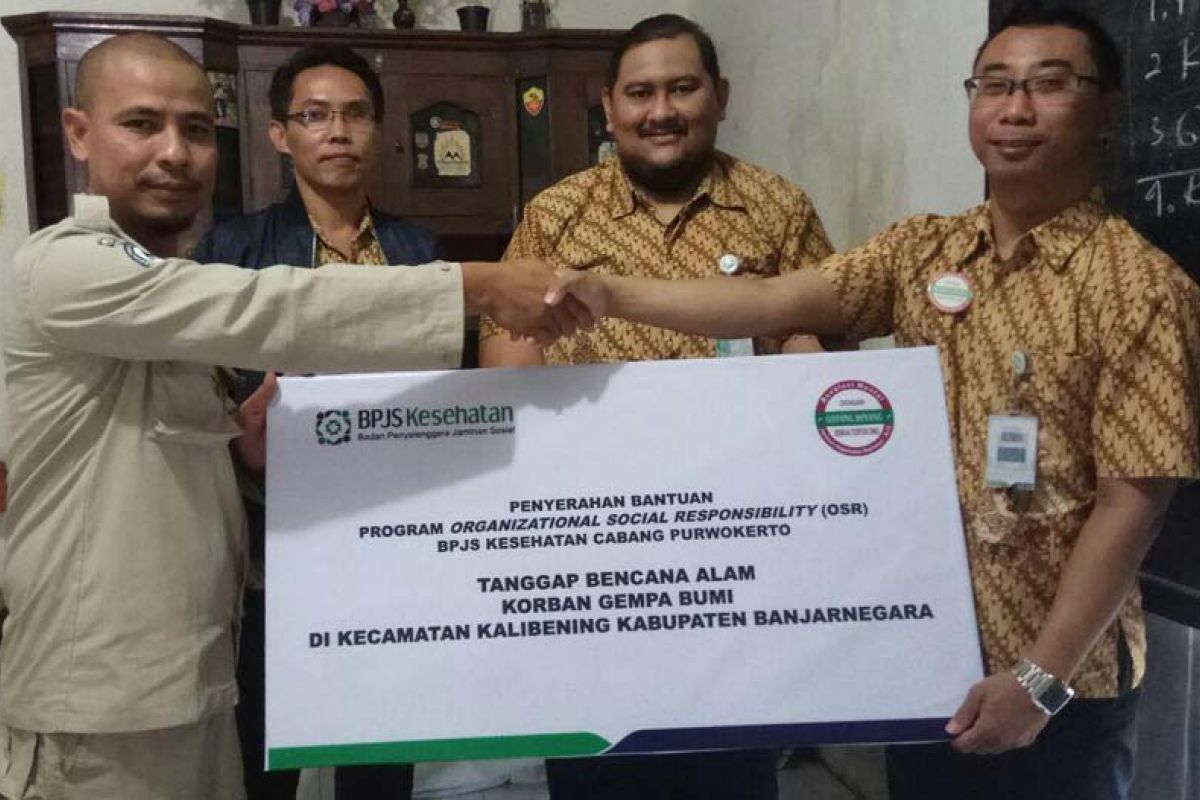BPJS Kesehatan bantu korban gempa Banjarnegara