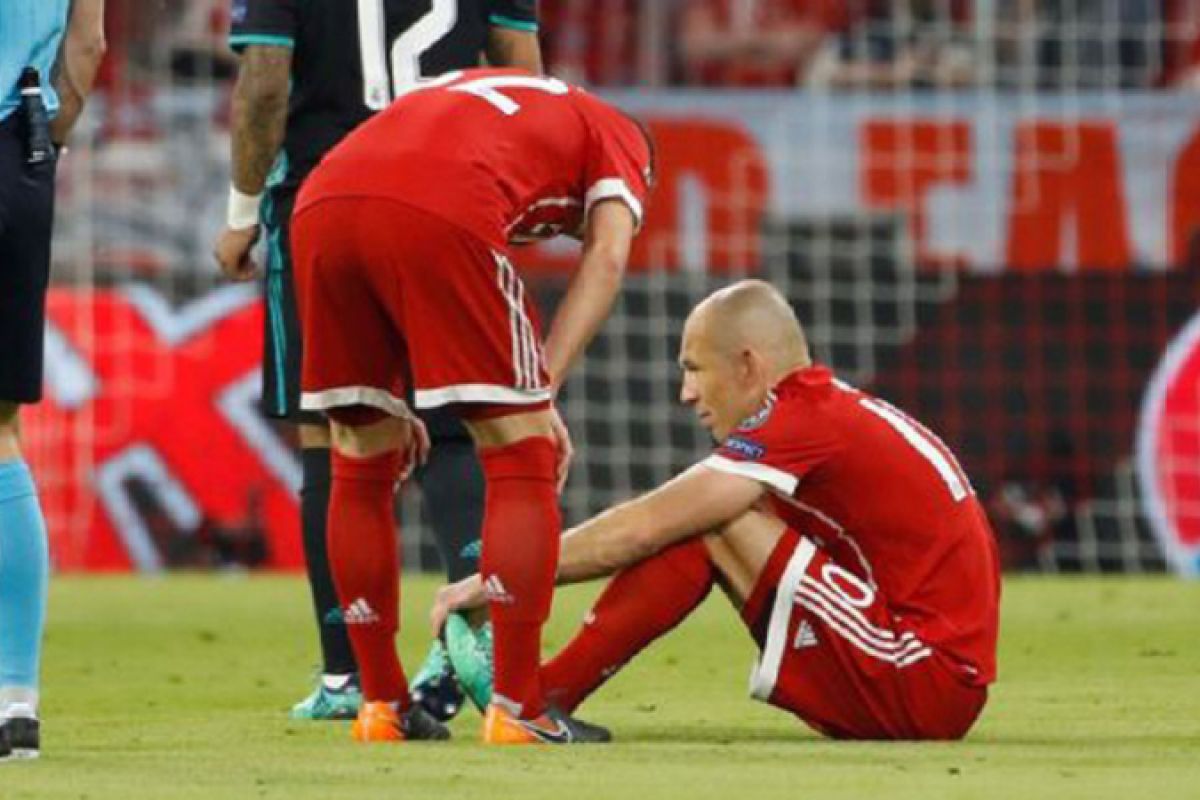 Dililit cedera Arjen Robben frustasi