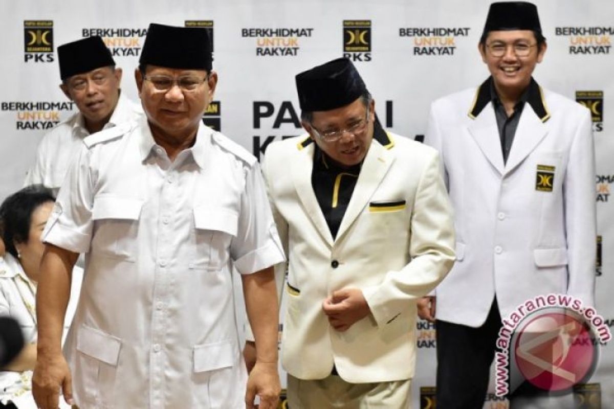 Gerindra susun rancangan kabinet bersama PKS dan PAN