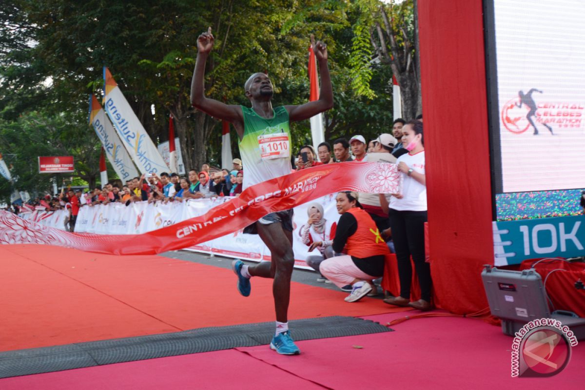 Pelari Kenya rajai Cental Celebes Marathon 2018