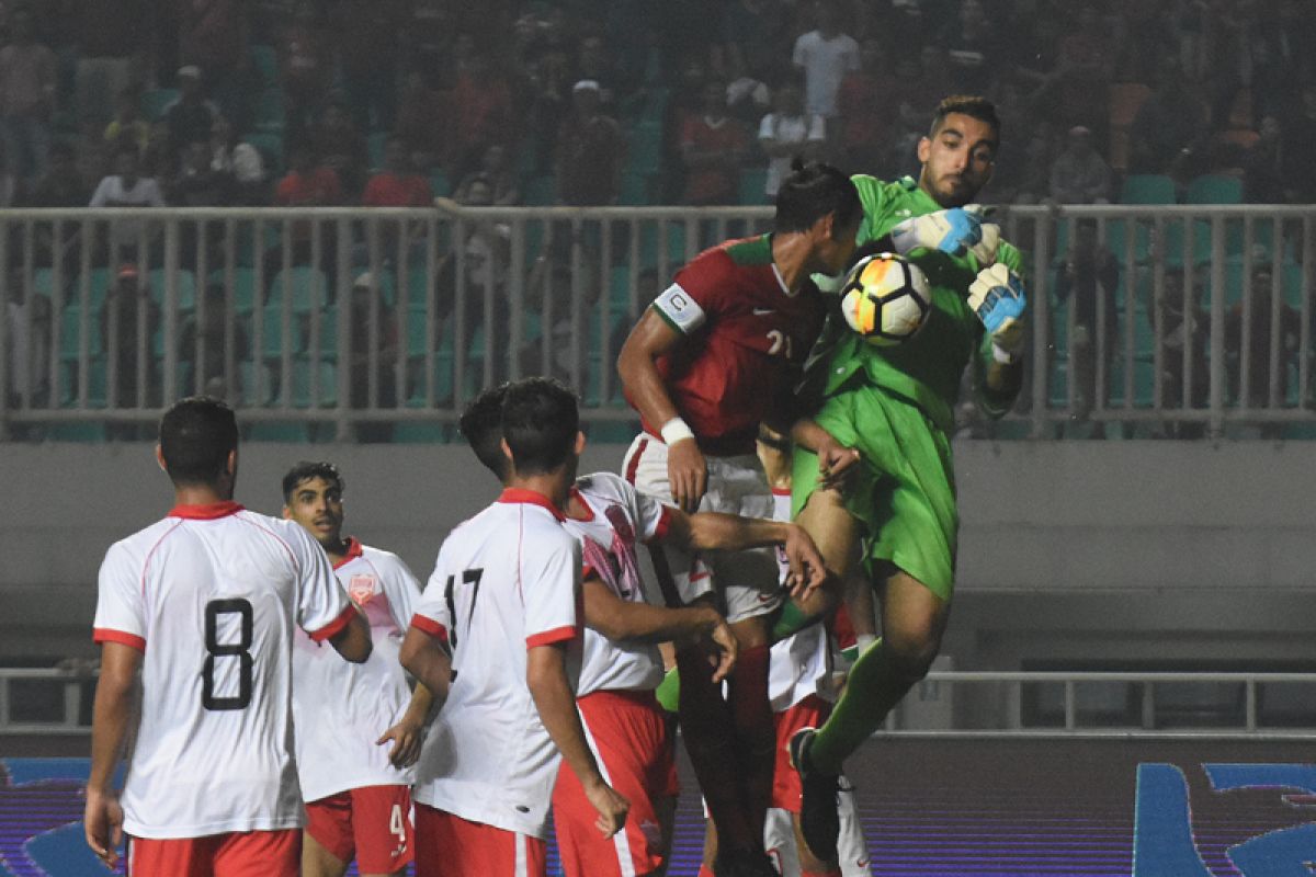 Timnas U-23 Indonesia takluk 0-1 dari Bahrain