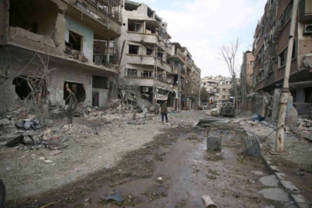 Jet-jet tempur Rusia serang kota yang dikuasai pemberontak Suriah
