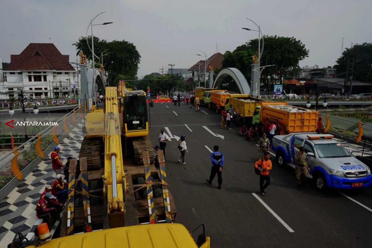 Pemkot Surabaya Tunggu Hasil Kelayakan Jembatan Ujung Galuh