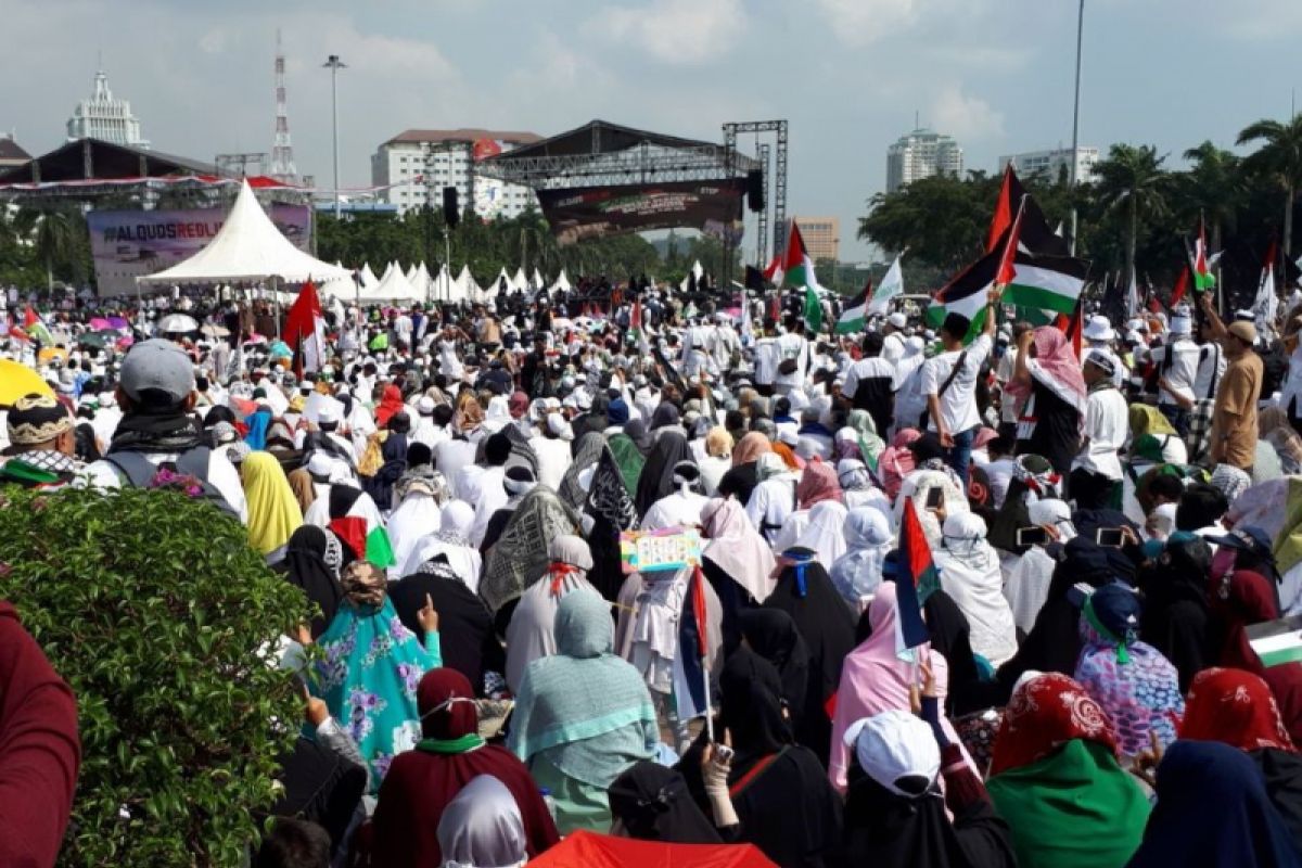 MUI sampaikan resolusi Baitul Maqdis di Monas