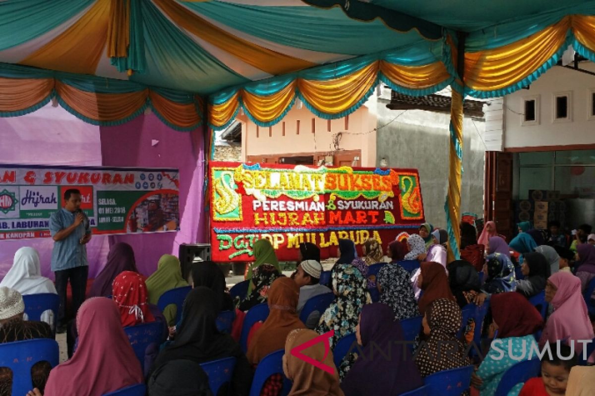 HijrahMart swalayan berbasis syariah pertama di Labura