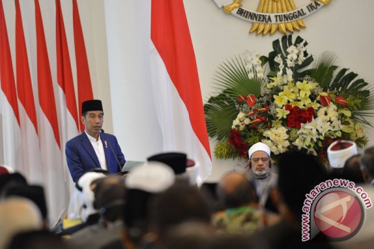 Presiden minta ulama bersatu sebarkan Islam Wasathiyah