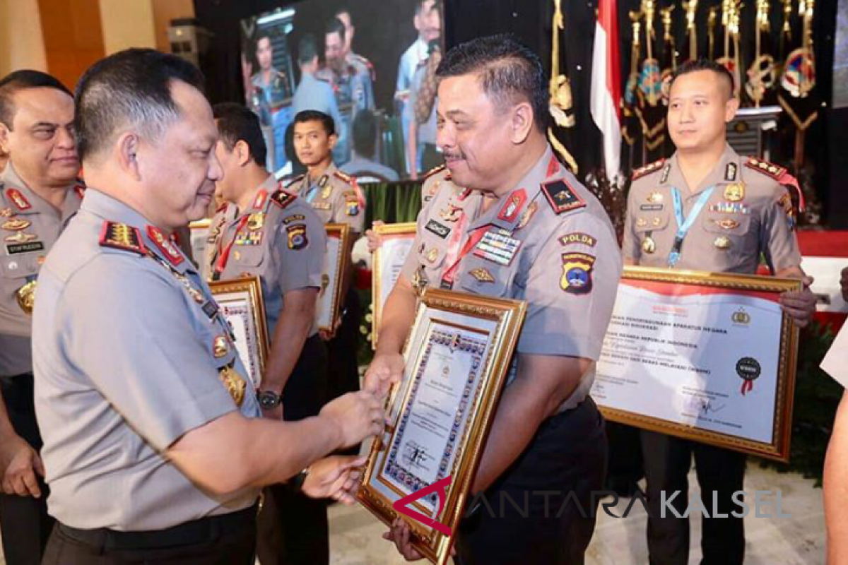 Polda Kalsel borong empat penghargaan Kapolri