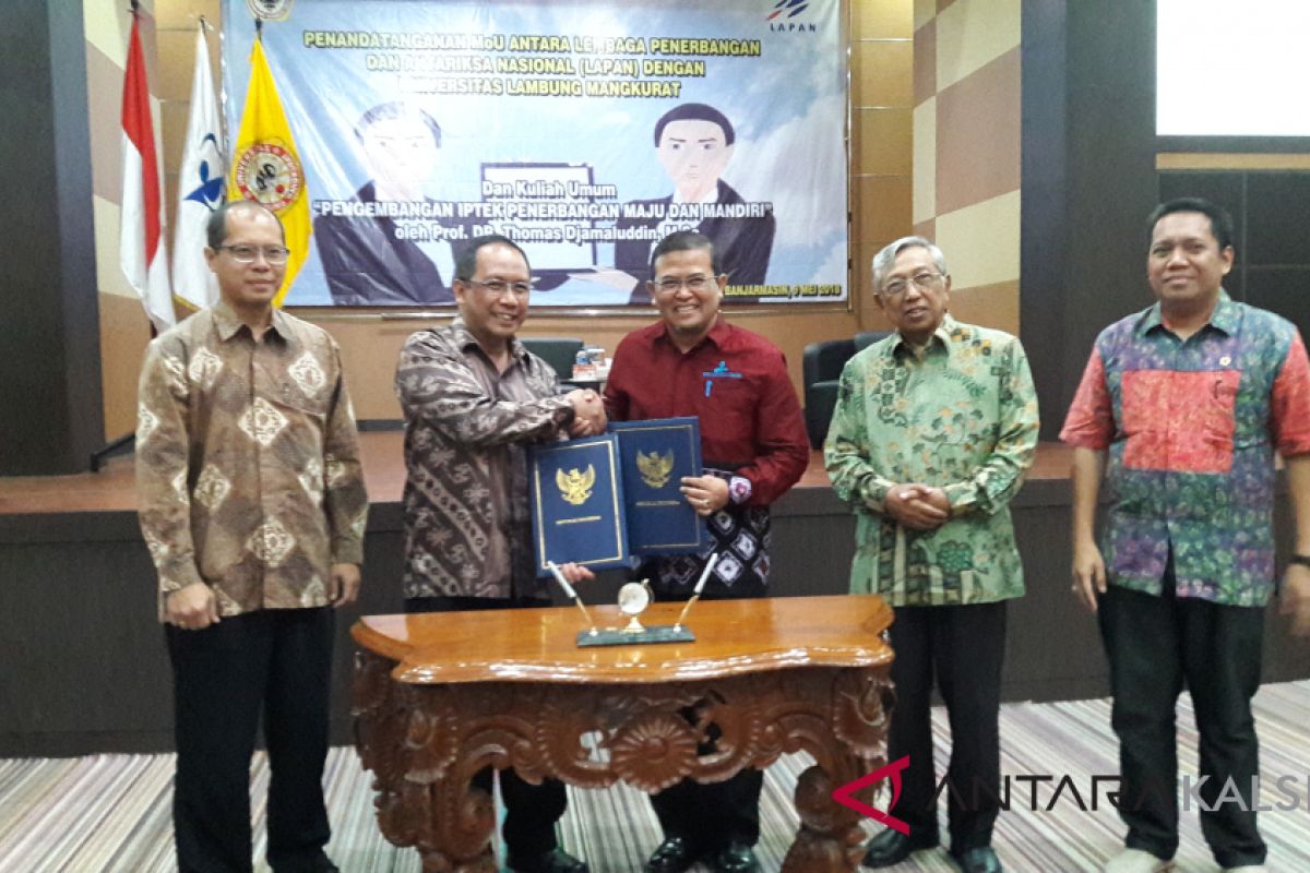 Lapan and ULM sign MoU to monitor ship movement