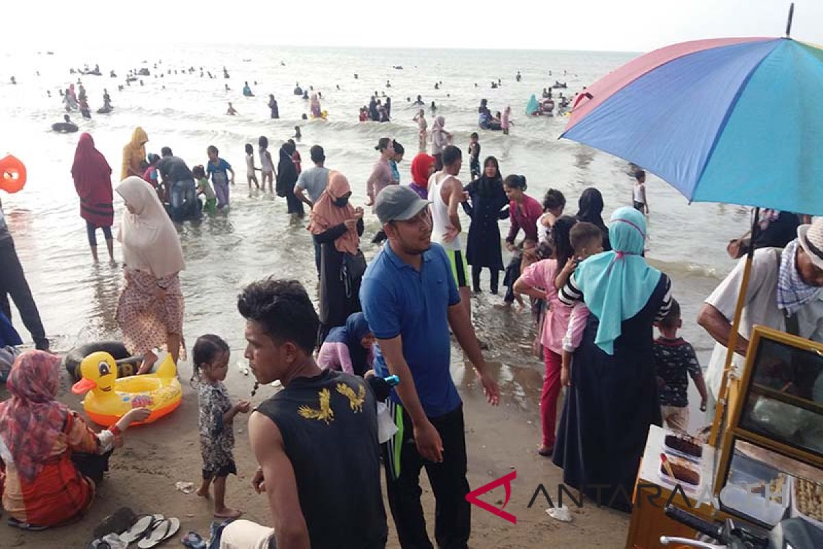 Pengunjung objek wisata di Aceh Utara membeludak