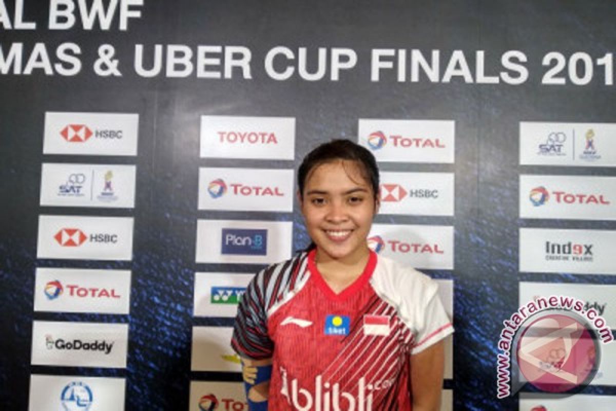 Gregoria buat Indonesia memimpin 2-1 atas Thailand