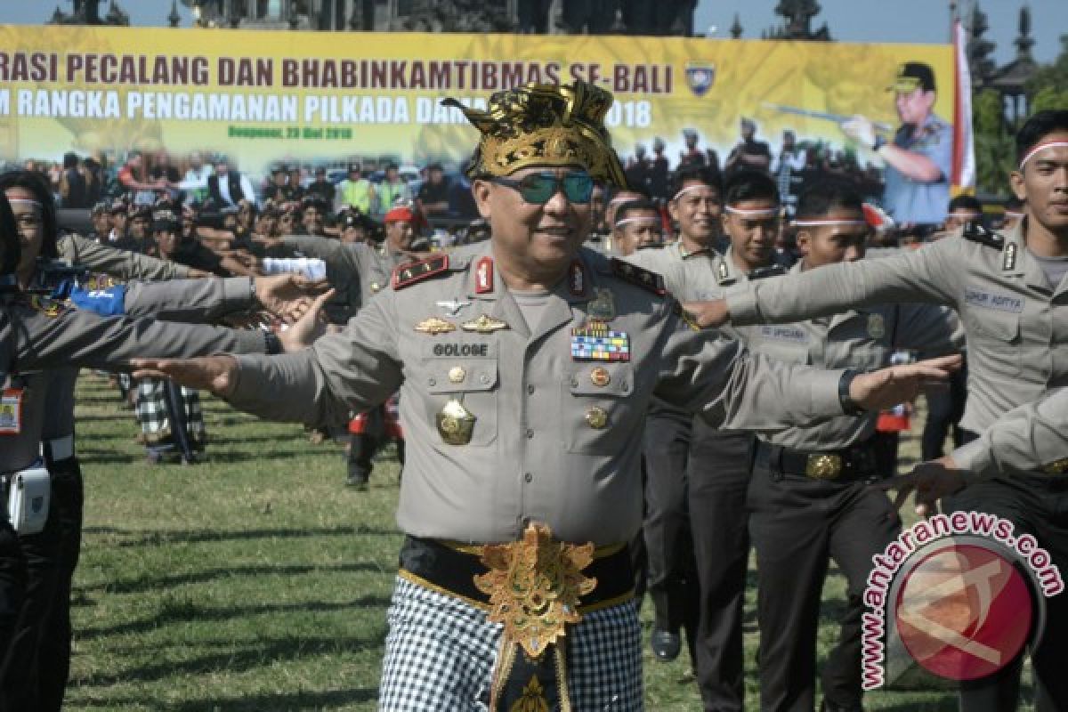 Kapolda Bali tugasi 138 Bintara baru Polri dukung pengamanan Pemilu 2019